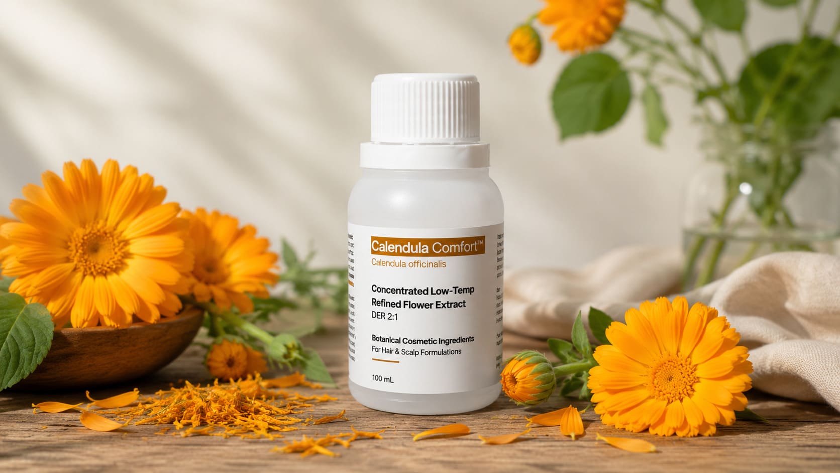 Calendula Comfort™ — refined botanical active for gentle soothing